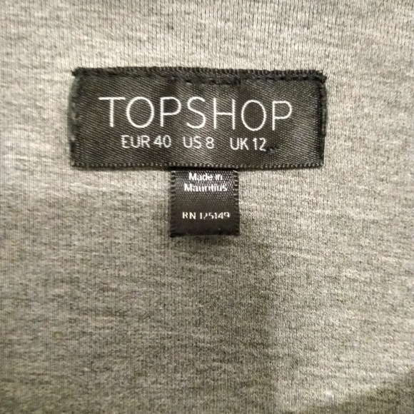 Top Shop full front zipper top - Picture 3 of 3